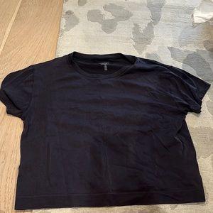 Athleta black crop top size XS